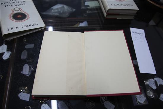 Tolkien, John Ronald Reuel - The Return of the King, first edition, original cloth in d.j., inner fly leaf with darkened (3)